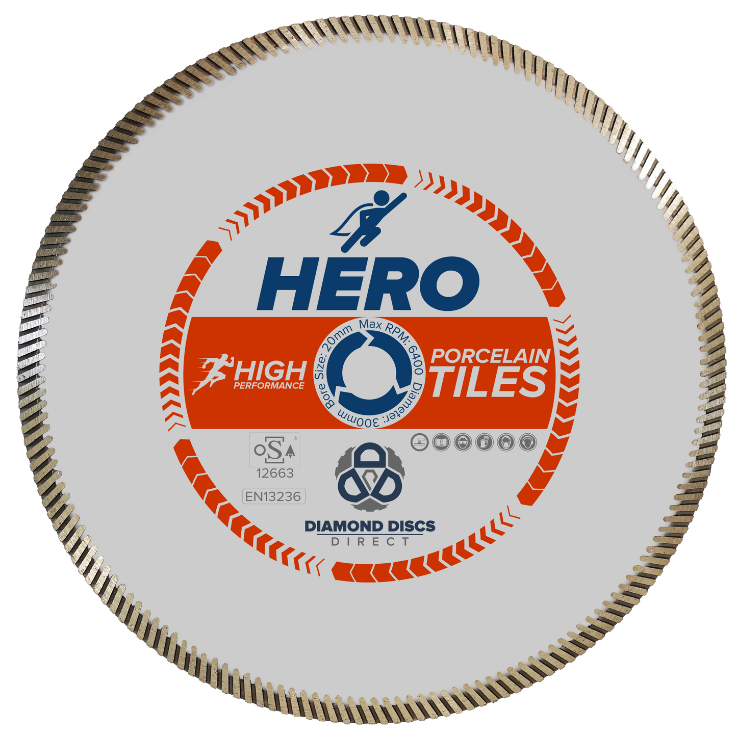 Hero Dry Cutting Porcelain Tile Blade – The Ultimate Blade for 20mm Porcelain and Hard Stone