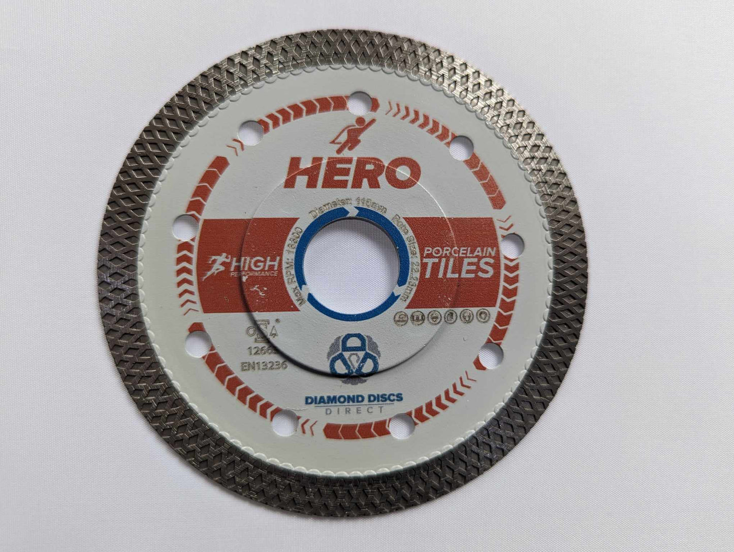 Hero Mesh Turbo Porcelain Diamond Blade