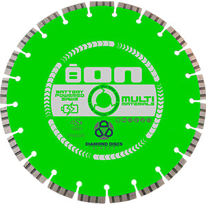 ION Multi Materials Battery Saw Diamond blade 230mm
