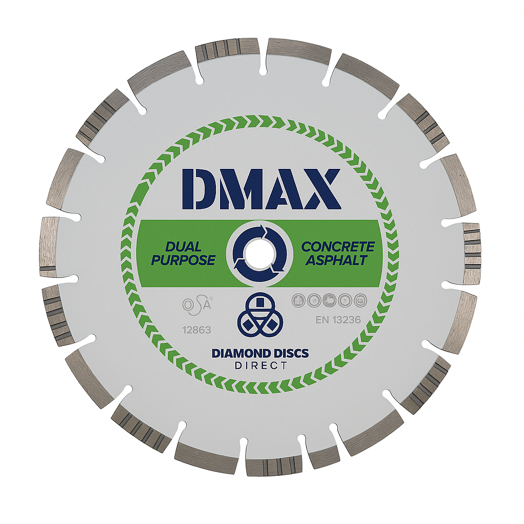 D-Max Dual Purpose Diamond Blade – Concrete & Asphalt Cutting