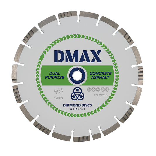 D-Max Dual Purpose Diamond Blade – Concrete & Asphalt Cutting