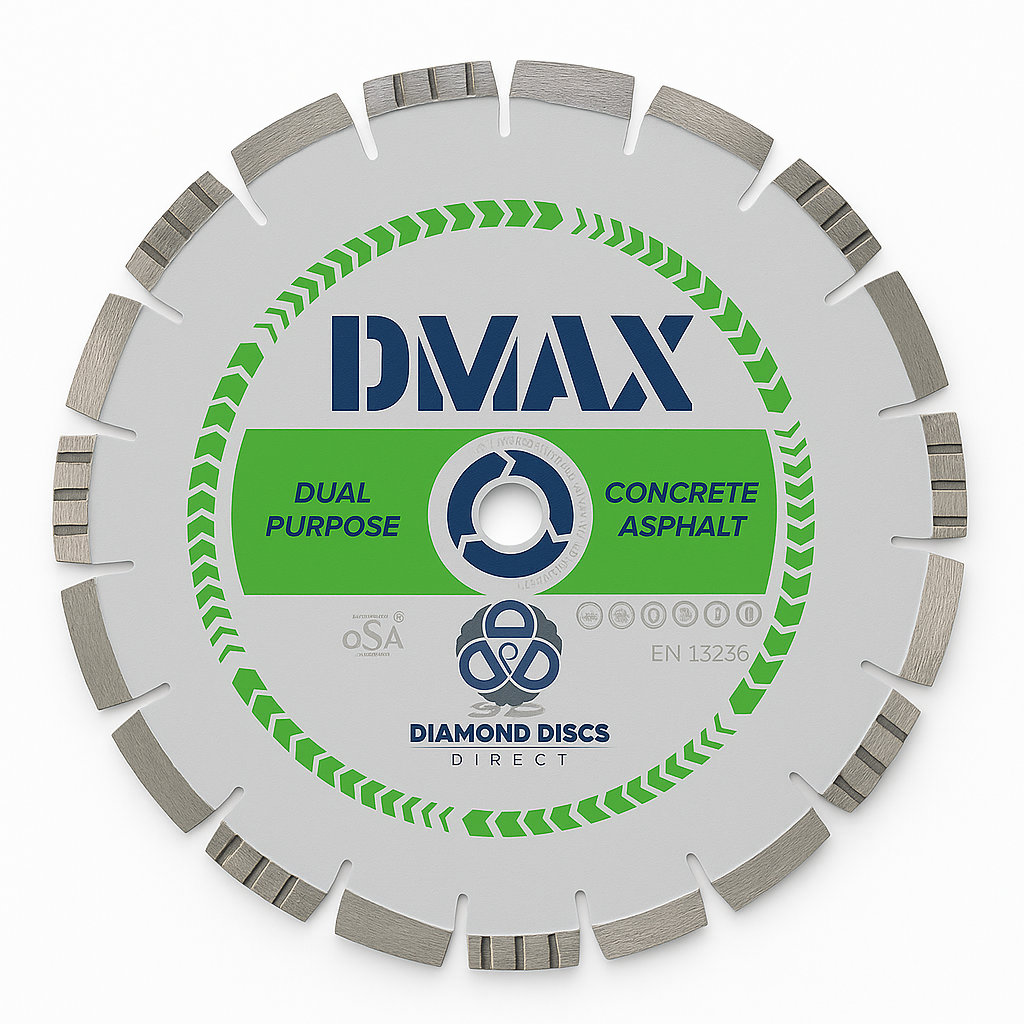 D-Max Dual Purpose Diamond Blade – Concrete & Asphalt Cutting