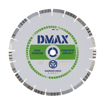 D-Max 300mm Dual Purpose Diamond Blade - 20mm Bore for Stihl/Husqvarna Saws