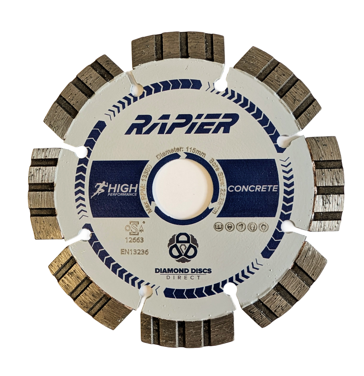 Rapier Concrete Diamond Blade for Grinders
