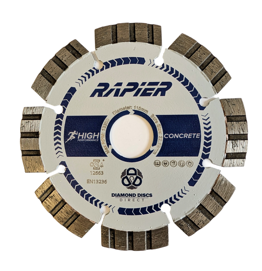 Rapier Concrete Diamond Blade for Grinders